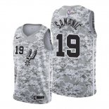 Camiseta San Antonio Spurs Luka Samanic #19 Earned 2019-20 Camuflaje