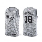 Camiseta San Antonio Spurs Marco Belinelli #18 Earned Camuflaje