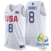 Camiseta USA 2016 Jerry Stackhouse #8 Blanco