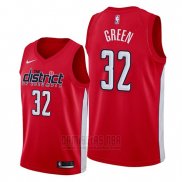 Camiseta Washington Wizards Jeff Green #32 Earned Edition Rojo