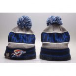 Gorro Beanie Oklahoma City Thunder Azul Gris