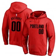 Sudaderas con Capucha Carmelo Anthony Portland Trail Blazers Rojo