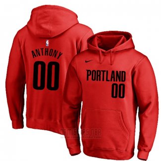 Sudaderas con Capucha Carmelo Anthony Portland Trail Blazers Rojo