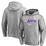 Sudaderas con Capucha Los Angeles Lakers 2019-20 Gris