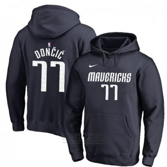 Sudaderas con Capucha Luka Doncic Dallas Mavericks Azul Statement