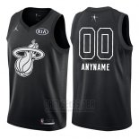 Camiseta All Star 2018 Miami Heat Nike Personalizada Negro