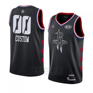 Camiseta All Star 2019 Houston Rockets Personalizada Negro