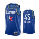 Camiseta All Star 2020 Utah Jazz Donovan Mitchell #45 Azul