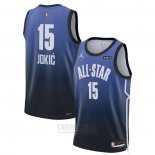 Camiseta All Star 2023 Denver Nuggets Nikola Jokic #15 Azul