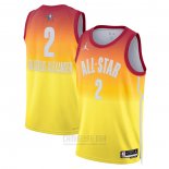 Camiseta All Star 2023 Oklahoma City Thunder Shai Gilgeous-Alexander #2 Naranja