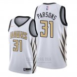 Camiseta Atlanta Hawks Chandler Parsons #31 Ciudad Blanco