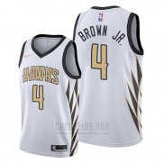 Camiseta Atlanta Hawks Charlie Marron JR. #4 Ciudad Blanco