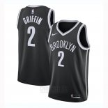 Camiseta Brooklyn Nets Blake Griffin #2 Icon 2020-21 Negro