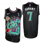 Camiseta Brooklyn Nets Kevin Durant #7 Swamp Dragon Negro