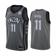 Camiseta Brooklyn Nets Kyrie Irving #11 Statement 2019-20 Gris