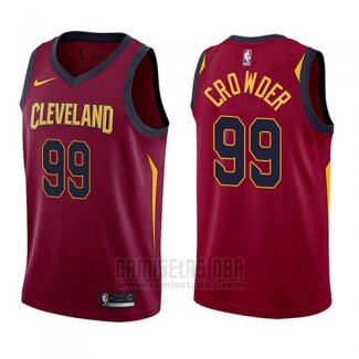 Camiseta Cleveland Cavaliers Jae Crowder #99 Swingman Icon 2017-18 Rojo