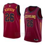 Camiseta Cleveland Cavaliers Kyle Korver #26 Icon 2017-18 Finals Bound Rojo