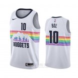 Camiseta Denver Nuggets Bol Bol #10 Ciudad Blanco