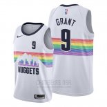 Camiseta Denver Nuggets Jerami Grant #9 Ciudad Blanco