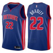 Camiseta Detroit Pistons Avery Bradley #22 Icon 2017-18 Azul