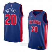 Camiseta Detroit Pistons Dwight Buycks #20 Icon 2018 Azul