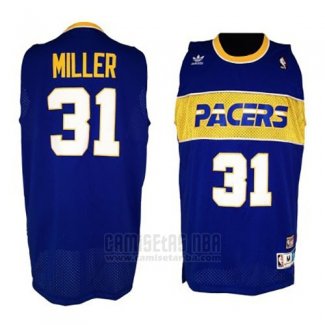 Camiseta Indiana Pacers Reggie Miller #31 Retro 1985-90 Azul