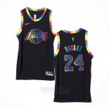 Camiseta Los Angeles Lakers Kobe Bryant #24 Fashion Royalty 2022-23 Negro