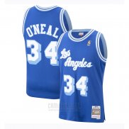 Camiseta Los Angeles Lakers Shaquille O'Neal #34 Retro 1996-97 Azul