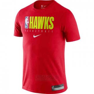 Camiseta Manga Corta Atlanta Hawks 2019 Rojo