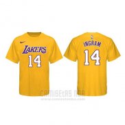 Camiseta Manga Corta Brandon Ingram Los Angeles Lakers Amarillo2