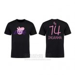 Camiseta Manga Corta Brandon Ingram Los Angeles Lakers Negro Peppa Pig Cruzado