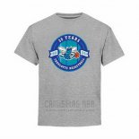 Camiseta Manga Corta Charlotte Hornets Gris 30th Aniversario