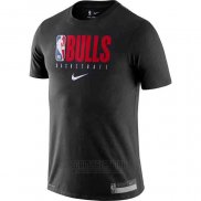 Camiseta Manga Corta Chicago Bulls 2019 Negro