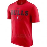 Camiseta Manga Corta Chicago Bulls Rojo Practice Legend Performance