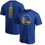 Camiseta Manga Corta D'Angelo Russell Golden State Warriors 2019-20 Azul2