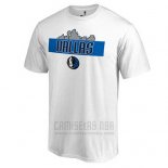 Camiseta Manga Corta Dallas Mavericks Blanco