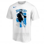 Camiseta Manga Corta Dallas Mavericks Dirk Nowitzki Blanco