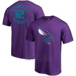 Camiseta Manga Corta Dwight Howard Charlotte Hornets Violeta