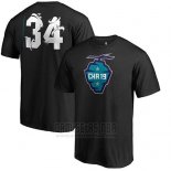 Camiseta Manga Corta Giannis Antetokounmpo All Star 2019 Milwaukee Bucks Negro2