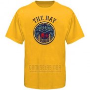 Camiseta Manga Corta Golden State Warriors Amarillo Ciudad2