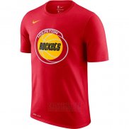 Camiseta Manga Corta Houston Rockets 2019-20 Rojo