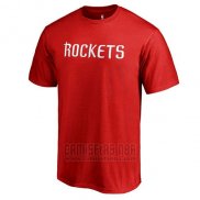 Camiseta Manga Corta Houston Rockets Rojo