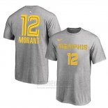 Camiseta Manga Corta Ja Morant Memphis Grizzlies Ciudad Gris