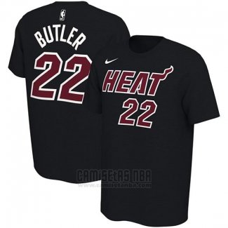 Camiseta Manga Corta Jimmy Butler Miami Heat 2019-20 Negro