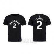 Camiseta Manga Corta Kawhi Leonard Toronto Raptors Negro2