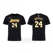 Camiseta Manga Corta Kobe Bayant Los Angeles Lakers Negro6