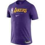 Camiseta Manga Corta Los Angeles Lakers 2019 Violeta