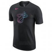 Camiseta Manga Corta Miami Heat Negro7