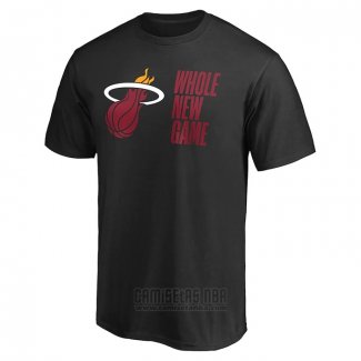 Camiseta Manga Corta Miami Heat Whole New Game Negro