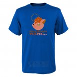 Camiseta Manga Corta Philadelphia 76ers Cruzado Pokemon Vulpix Azul